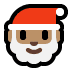 🎅🏽 Santa Claus: medium skin tone display on Windows